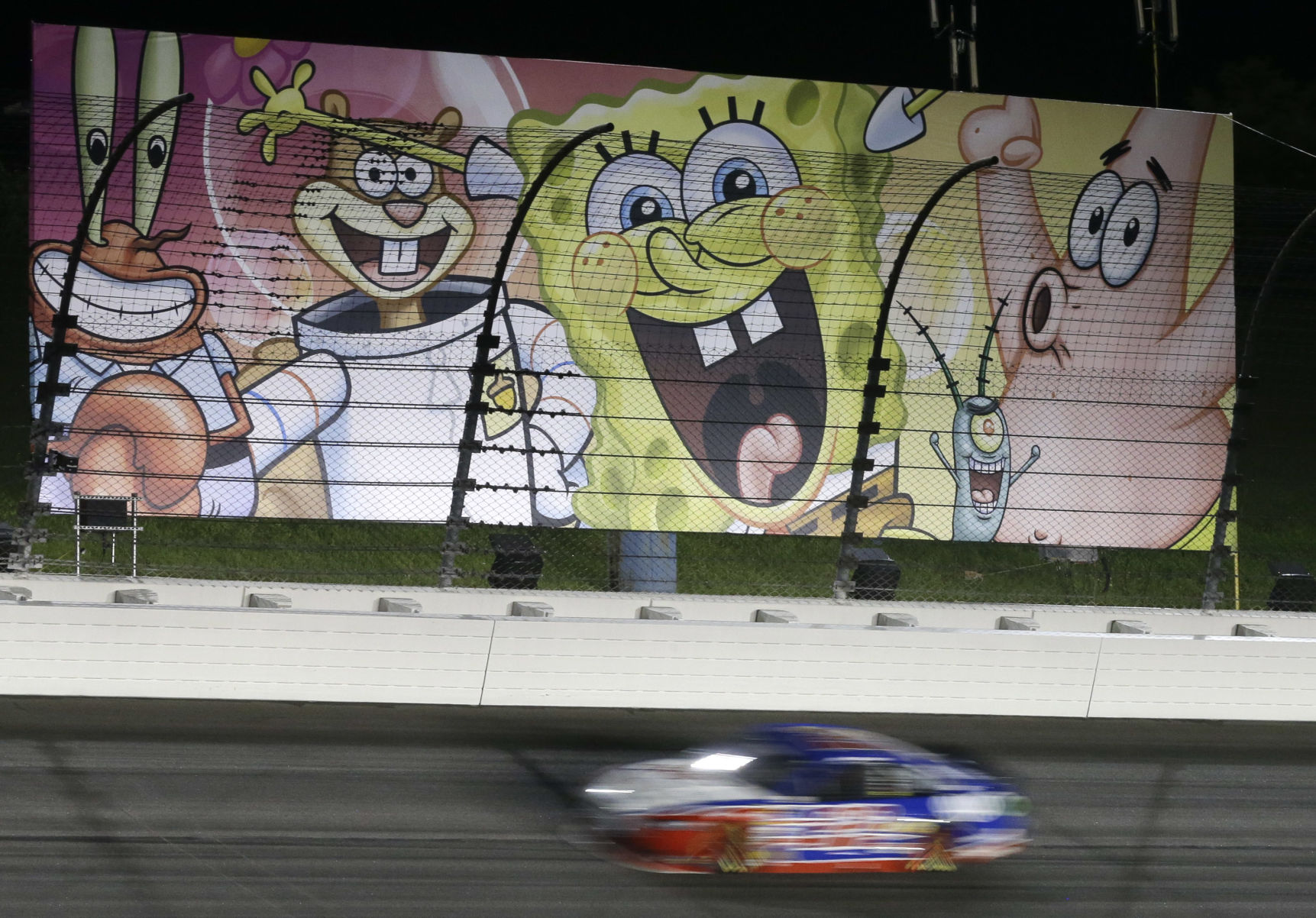 2015, SpongeBob NASCAR billboard